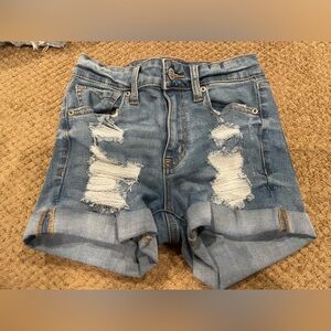Aeropostale High Rise Denim Shorts